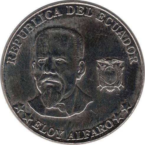 Ecuador | 50 Centavos Coin | Eloy Alfaro | Km:108 | 2000