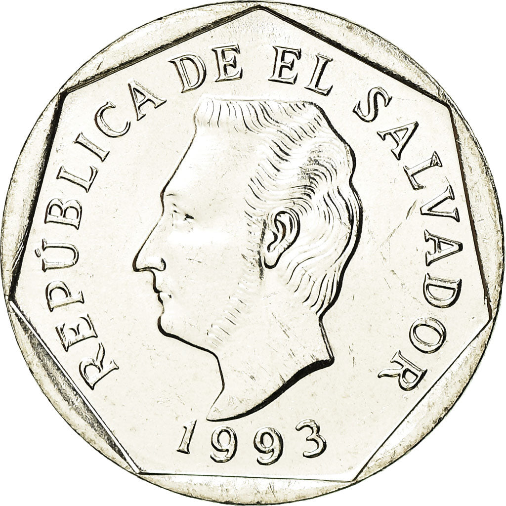 El Salvador Coin Salvadoran 10 Centavos | President Francisco Morazan | KM155a | 1992 - 1994