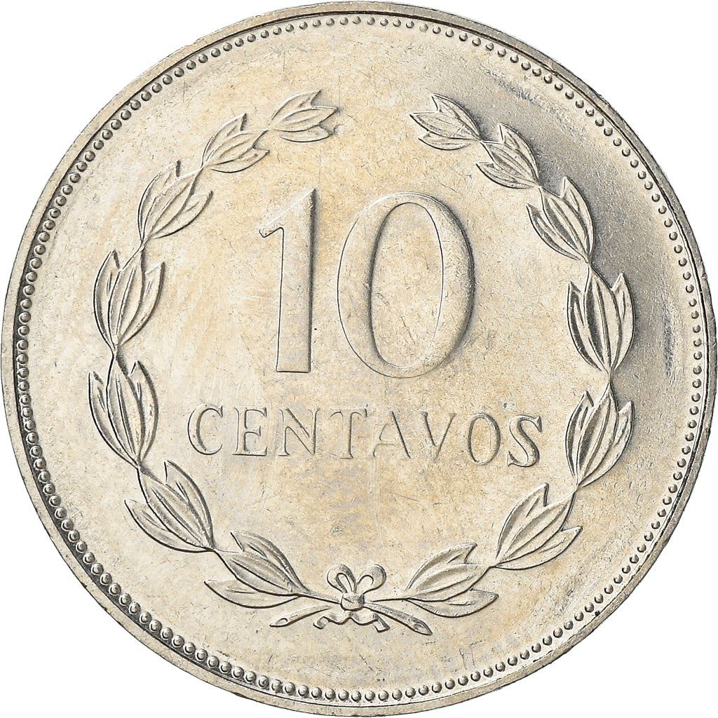 El Salvador Coin Salvadoran 10 Centavos | President Francisco Morazan | KM155b | 1995 - 1999