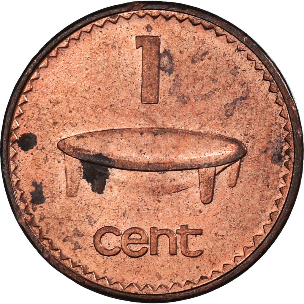 Fiji | 1 Cent Coin | Tanoa | Km:49A | 1990 - 2001