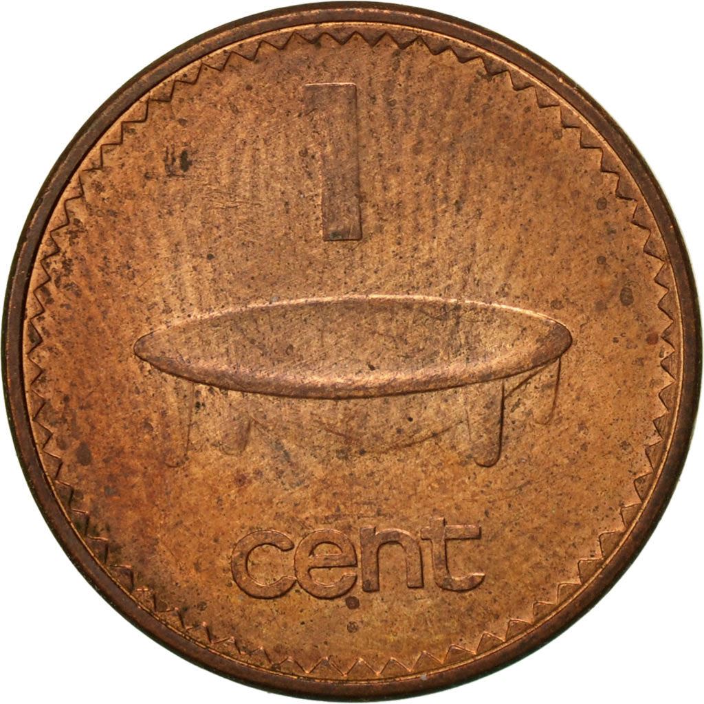 Fiji | 1 Cent Coin | Tanoa | Km:49A | 1990 - 2001