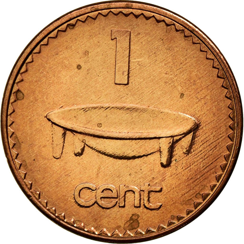 Fiji | 1 Cent Coin | Tanoa | Km:49A | 1990 - 2001