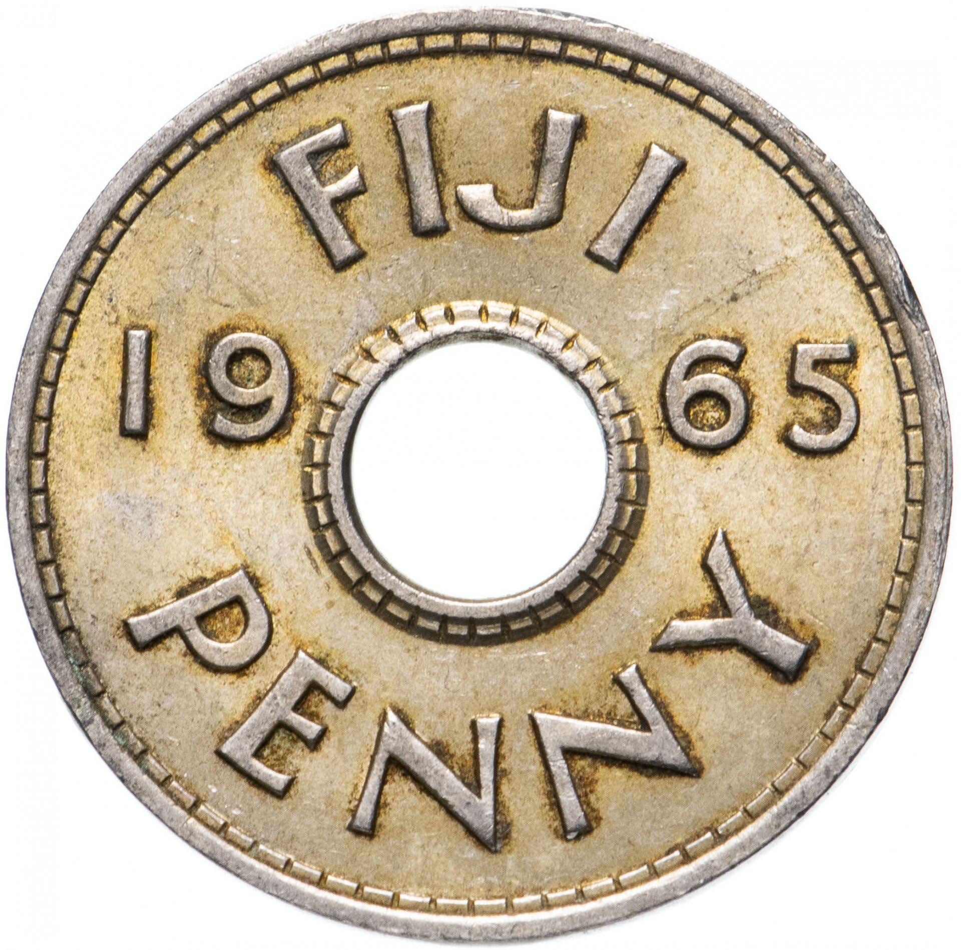 Fiji | 1 Penny Coin | Crown | KM:21 | 1954 - 1968