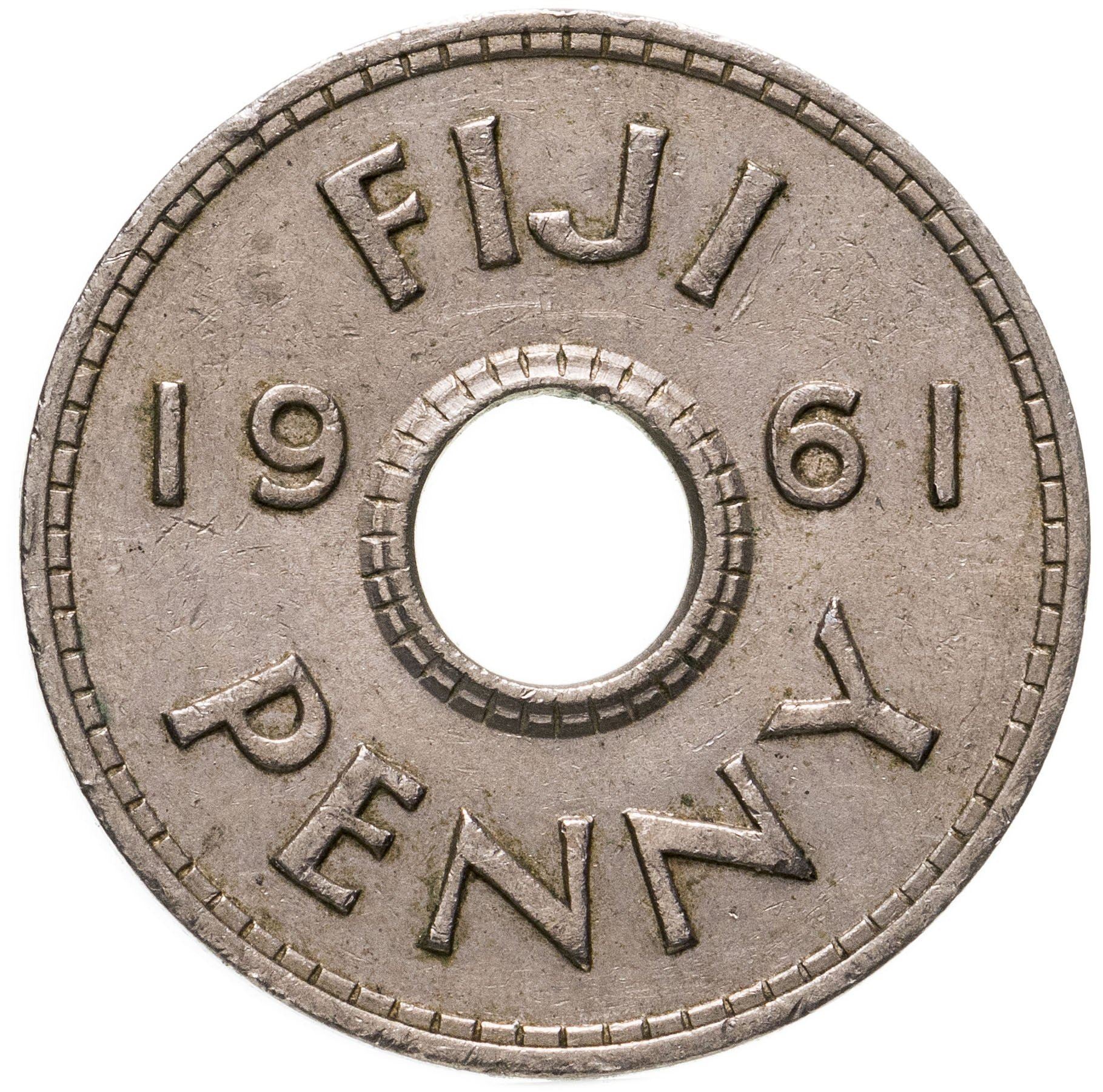 Fiji | 1 Penny Coin | Crown | KM:21 | 1954 - 1968