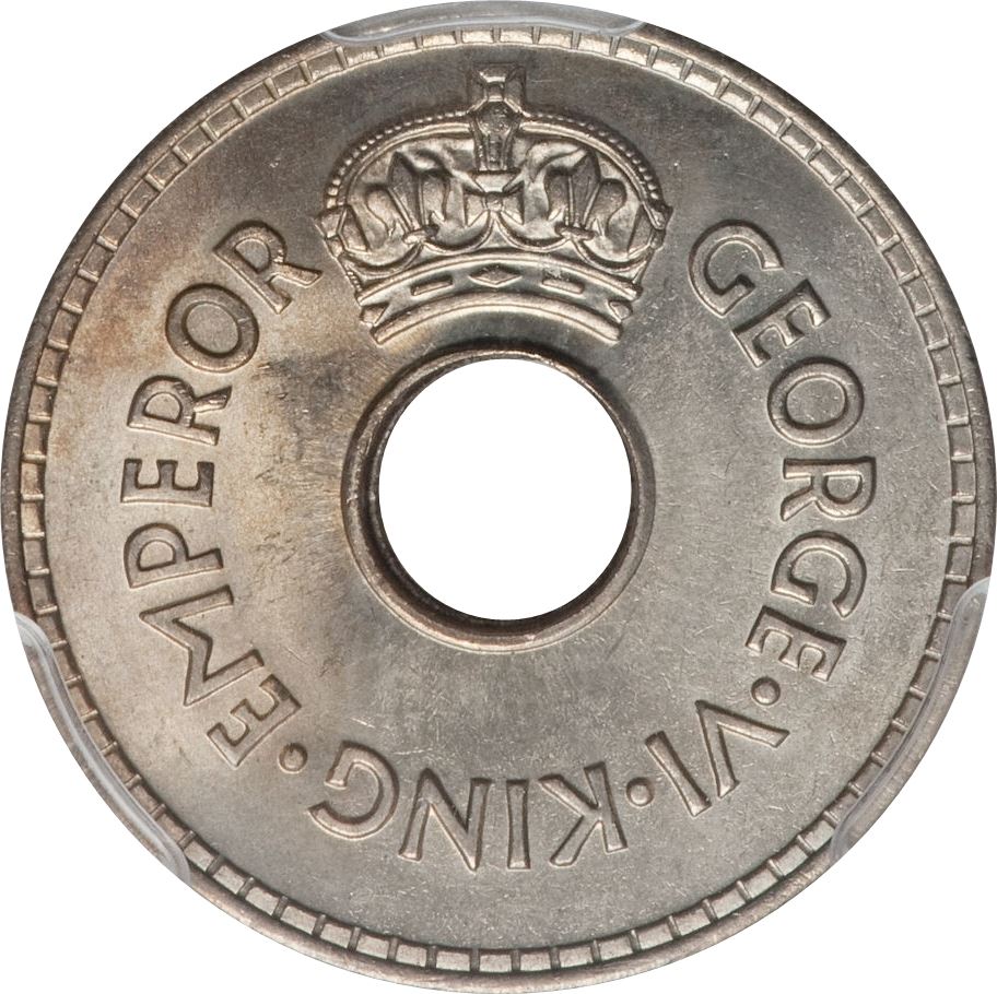 Fiji | 1 Penny Coin | George VI | KM7 | 1937 - 1945