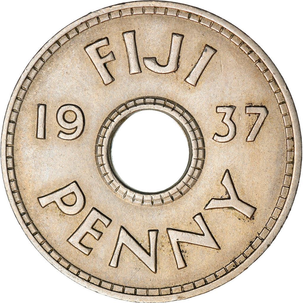 Fiji | 1 Penny Coin | George VI | KM7 | 1937 - 1945