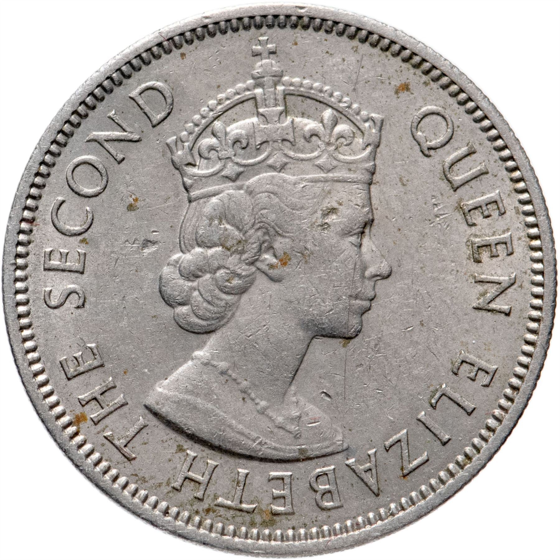 Fiji | 1 Shilling Coin | Elizabeth II | Sailing Boat | KM23 | 1957 - 1965