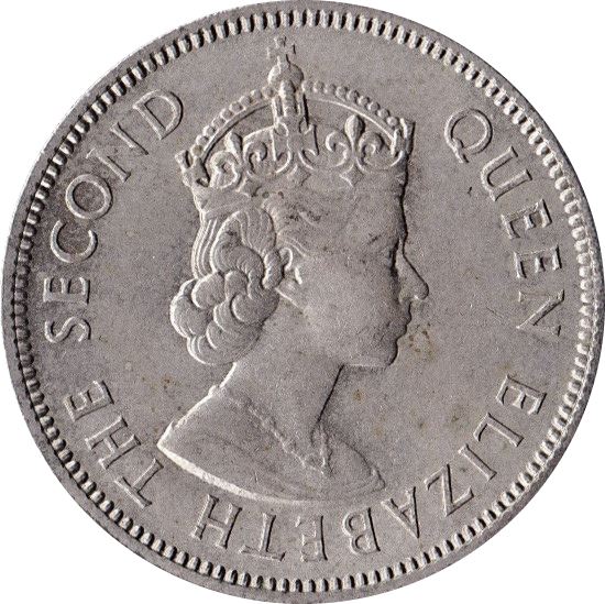 Fiji | 1 Shilling Coin | Elizabeth II | Sailing Boat | KM23 | 1957 - 1965