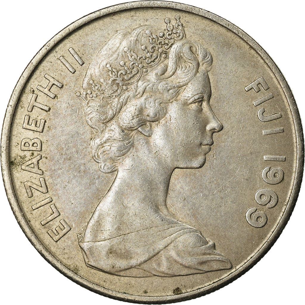 Fiji | 10 Cents Coin | Throwing club | Km:30 | 1969 - 1985