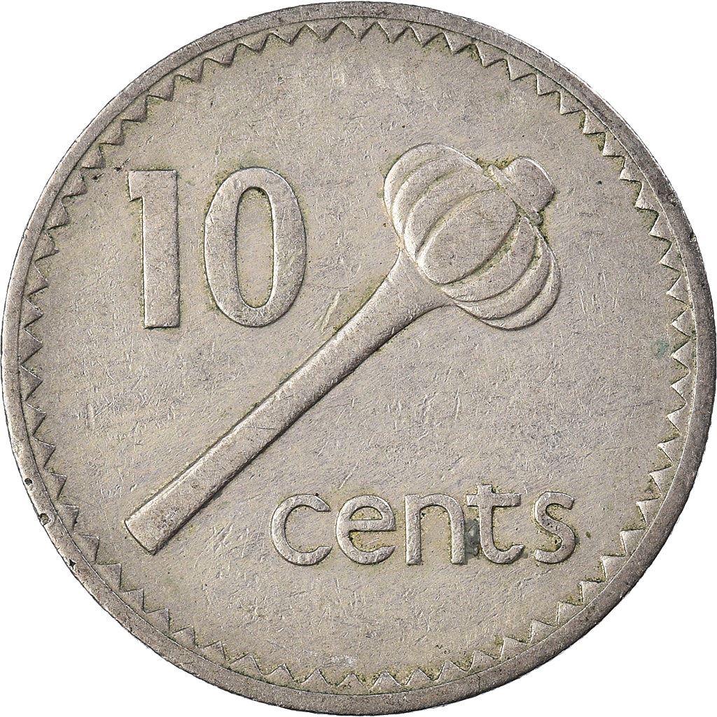 Fiji | 10 Cents Coin | Throwing club | Km:30 | 1969 - 1985