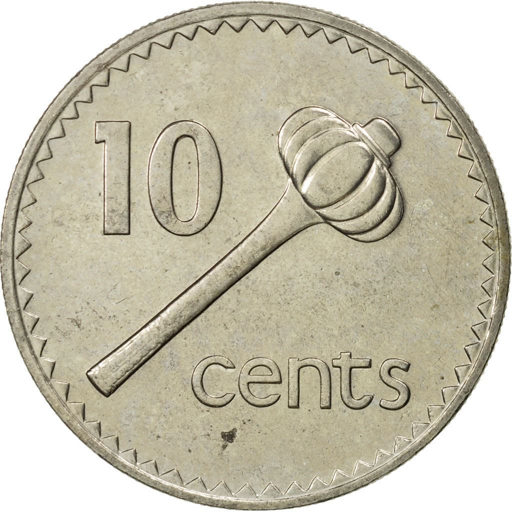 Fiji | 10 Cents Coin | Throwing club | Km:30 | 1969 - 1985