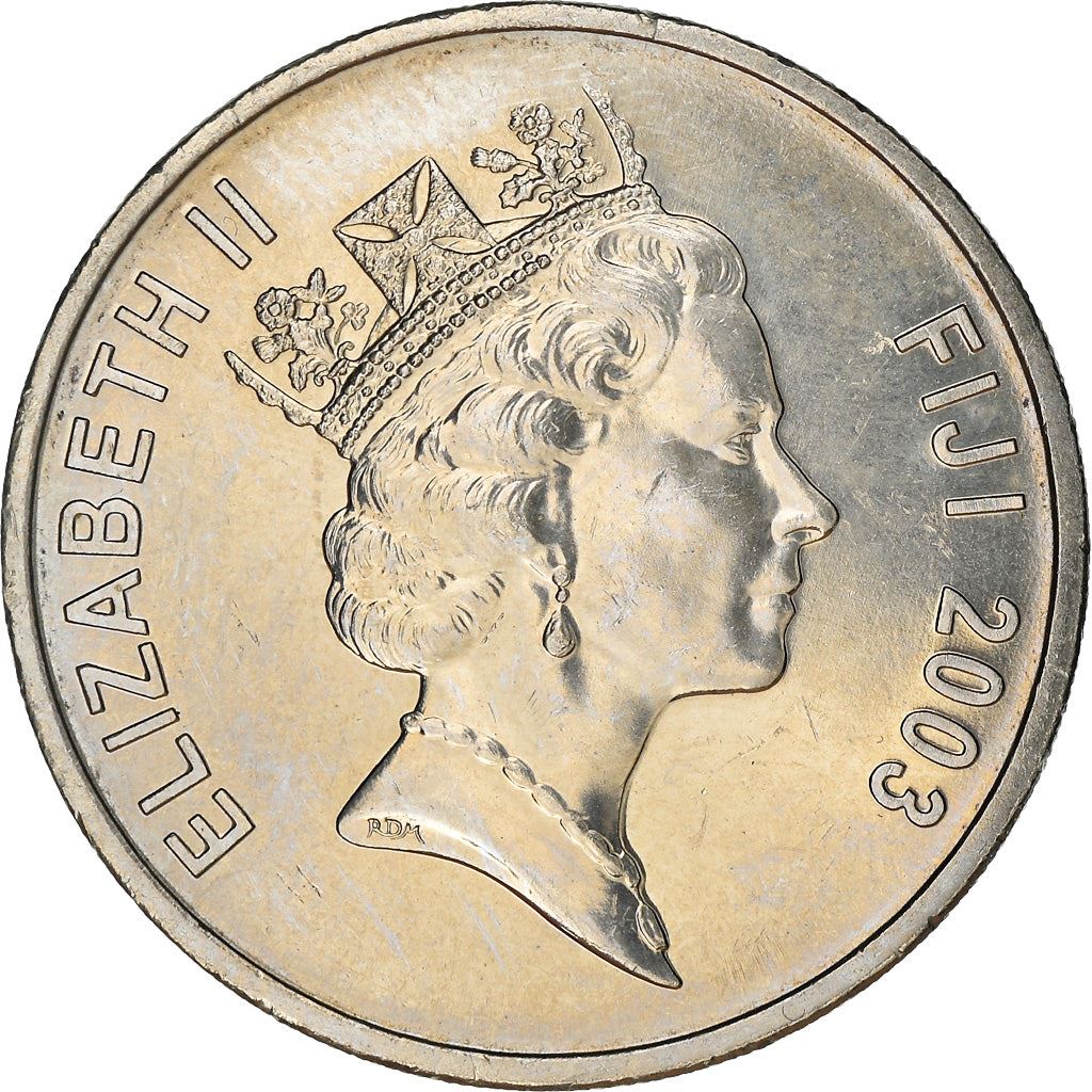 Fiji | 20 Cents Coin | Elizabeth II | South Pacific Games | KM95 | 2003