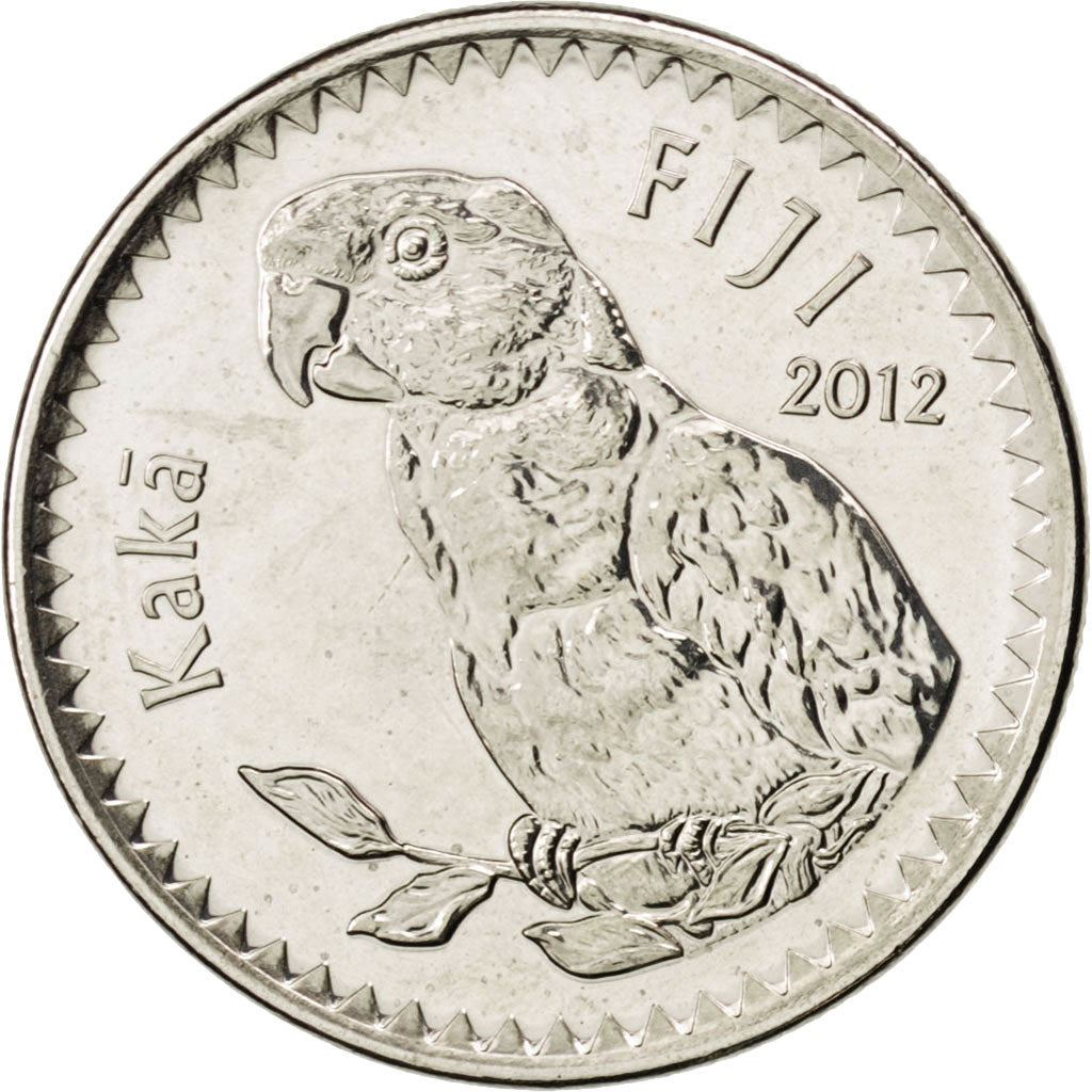 Fiji | 20 Cents Coin | Parrot | Km:334 | 2012 - 2014