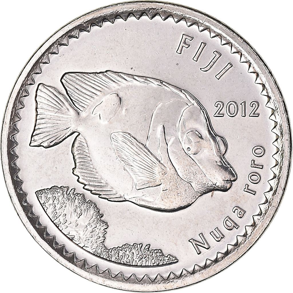 Fiji | 5 Cents Coin | Rabbitfish | Km:332 | 2012 - 2022