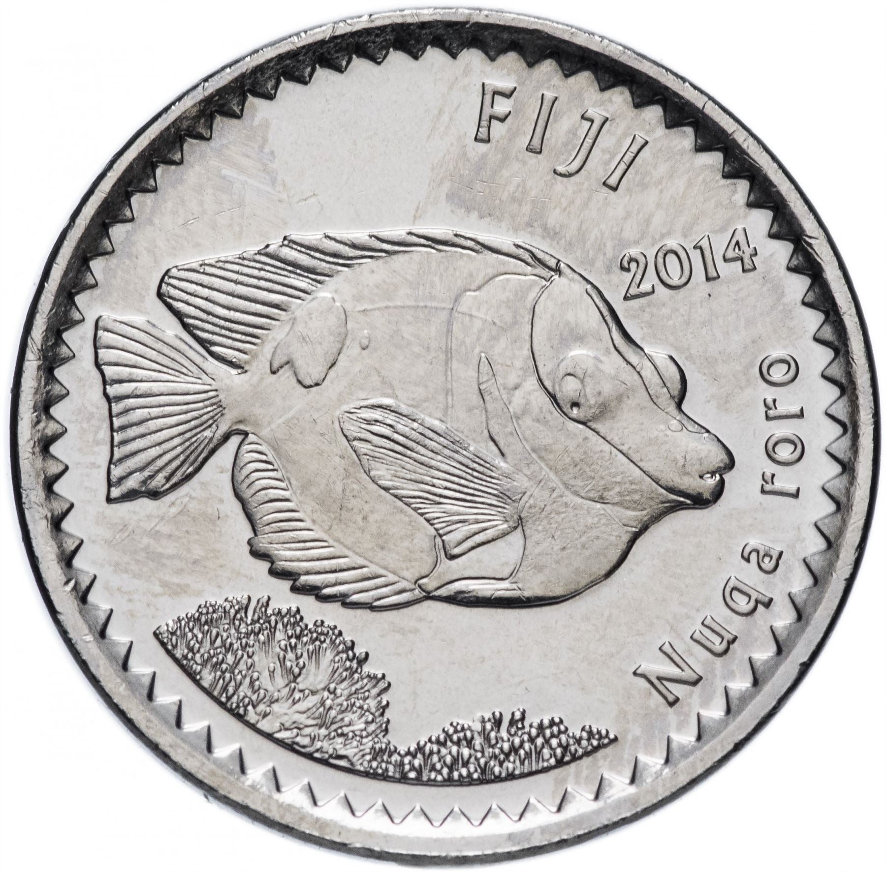 Fiji | 5 Cents Coin | Rabbitfish | Km:332 | 2012 - 2022