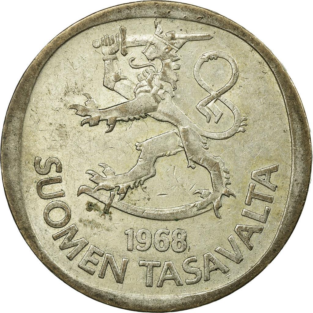 Finland 1 Markka Coin | Silver | Suomi | Heraldic Lion | 1964 - 1968