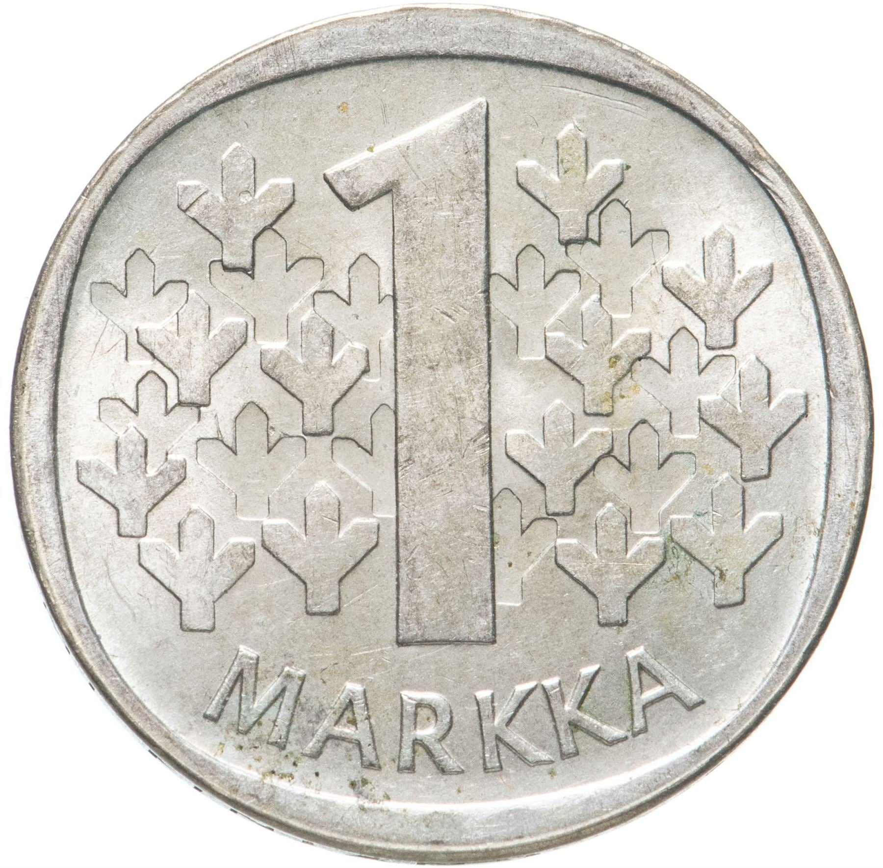 Finland 1 Markka Coin | Silver | Suomi | Heraldic Lion | 1964 - 1968