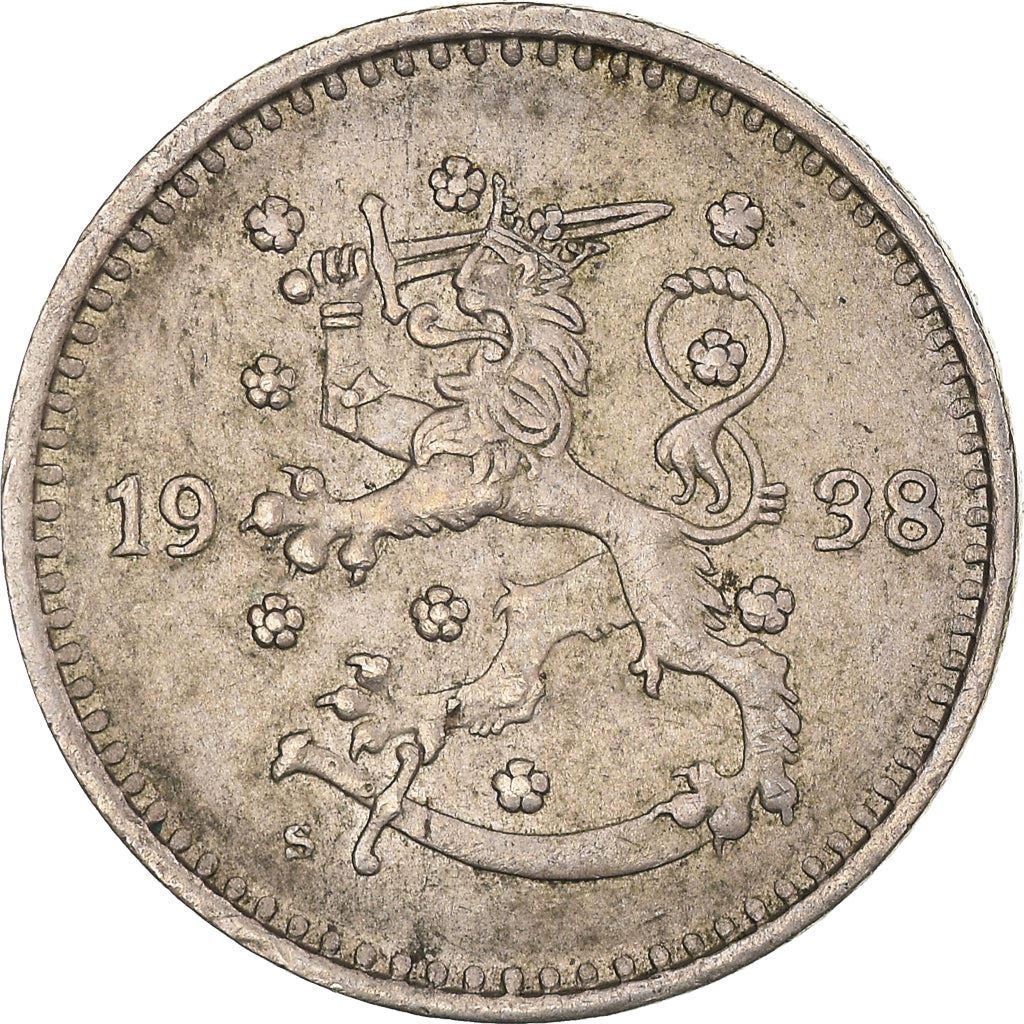 Finland Coin Finnish 1 Markka | Spruce Branch | KM30 | 1928 - 1940