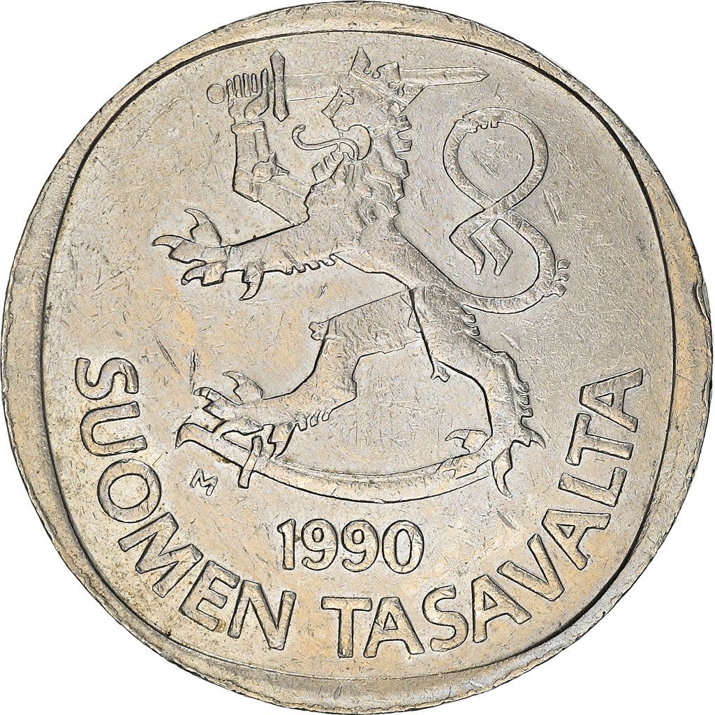 Finland Coin Finnish 1 Markka | Tree | KM49a | 1969 - 1993