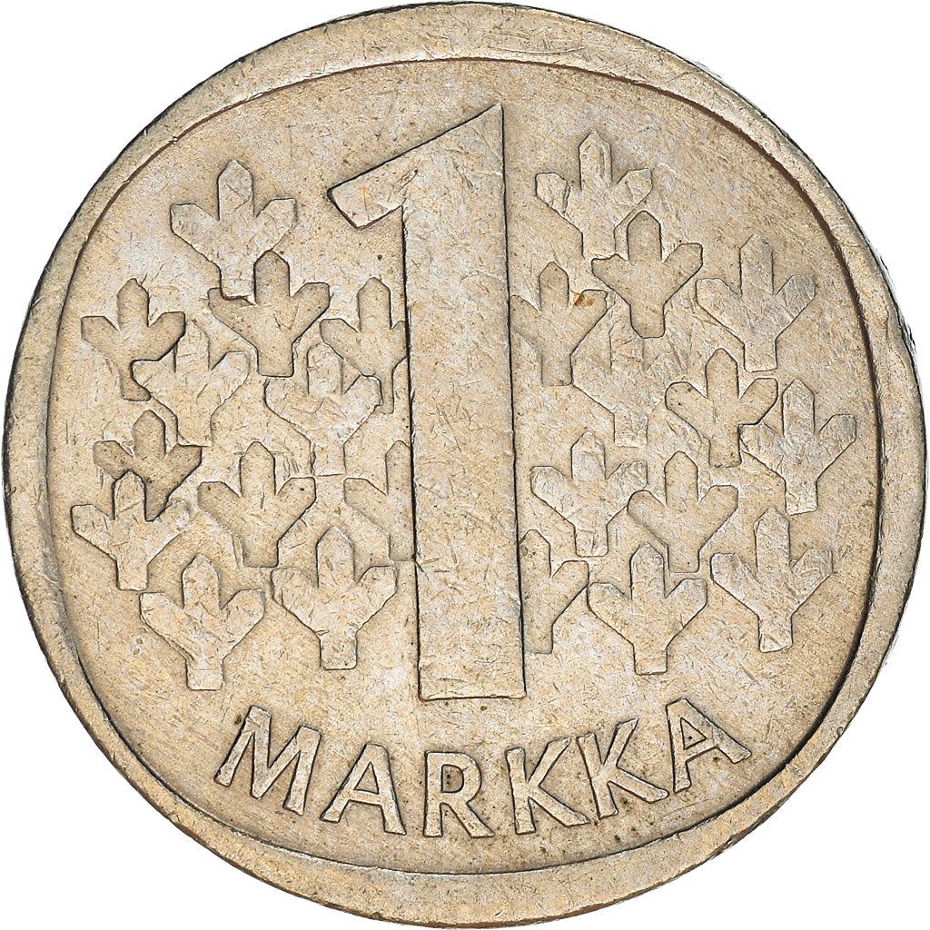 Finland Coin Finnish 1 Markka | Tree | KM49a | 1969 - 1993