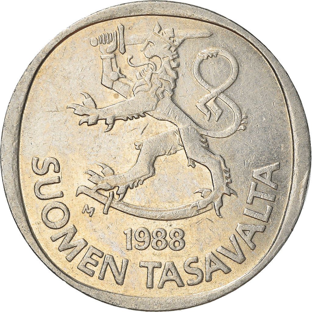 Finland Coin Finnish 1 Markka | Tree | KM49a | 1969 - 1993