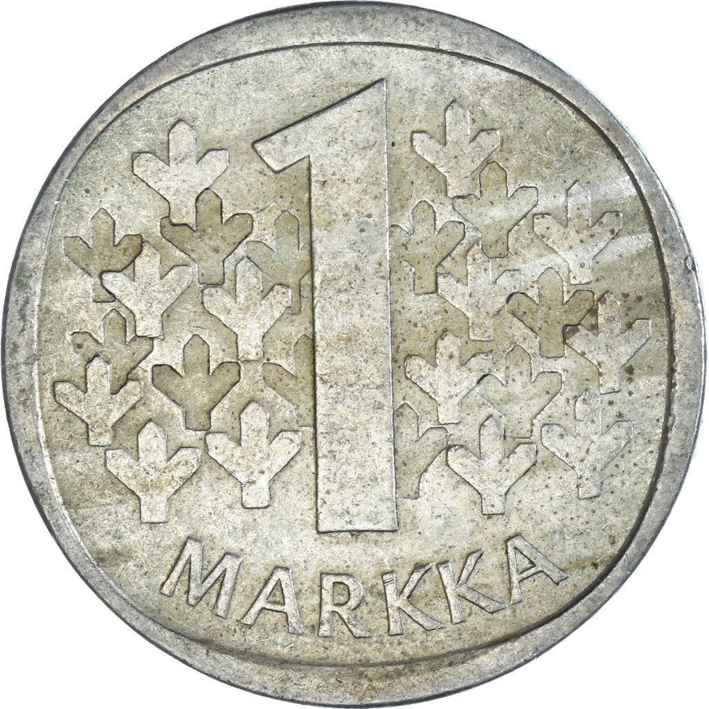 Finland Coin Finnish 1 Markka | Tree | KM49a | 1969 - 1993