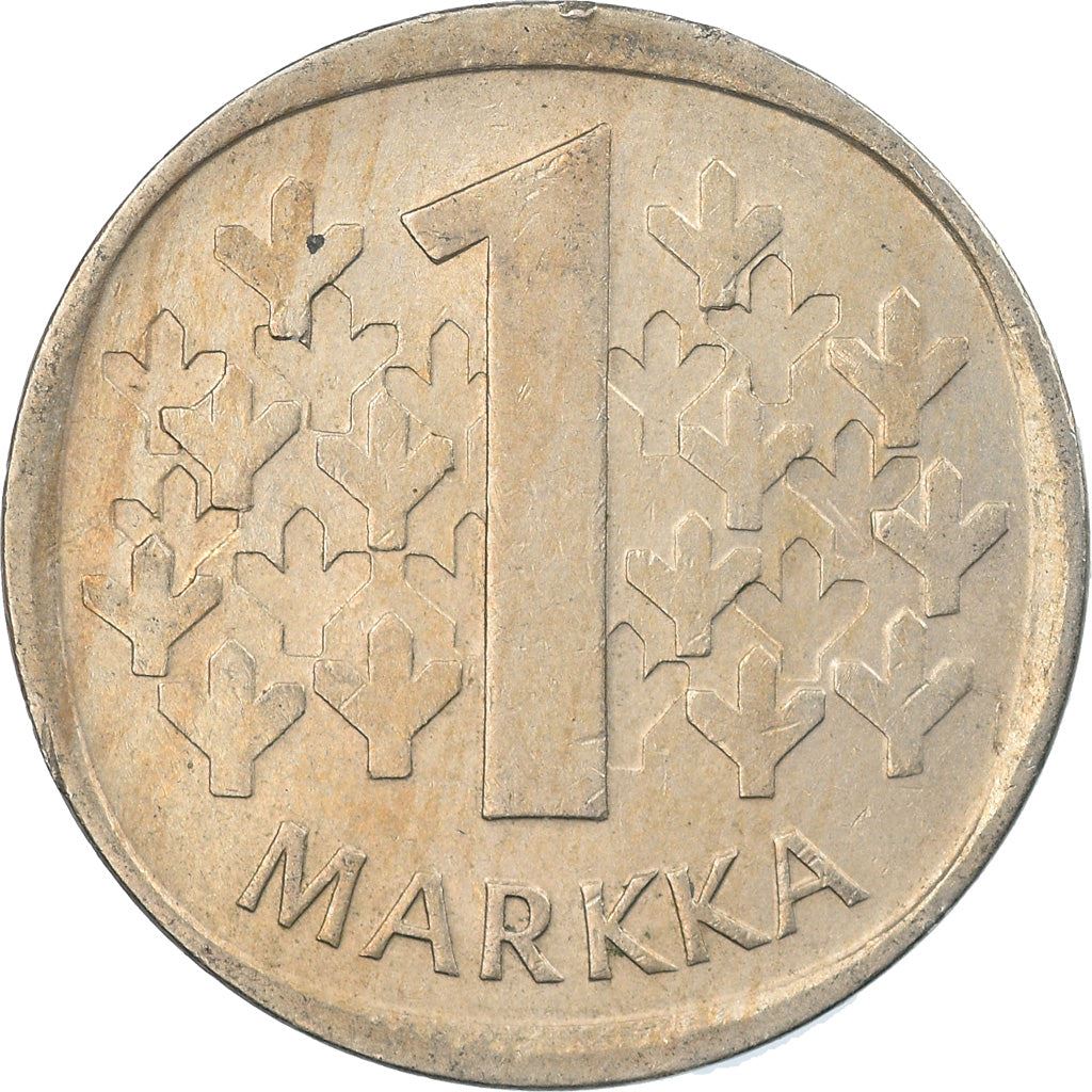 Finland Coin Finnish 1 Markka | Tree | KM49a | 1969 - 1993