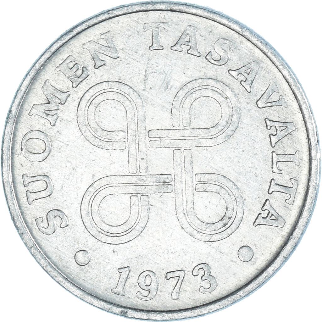 Finland Coin Finnish 1 Penni | Saint Hannes Cross | KM44a | 1969 - 1979