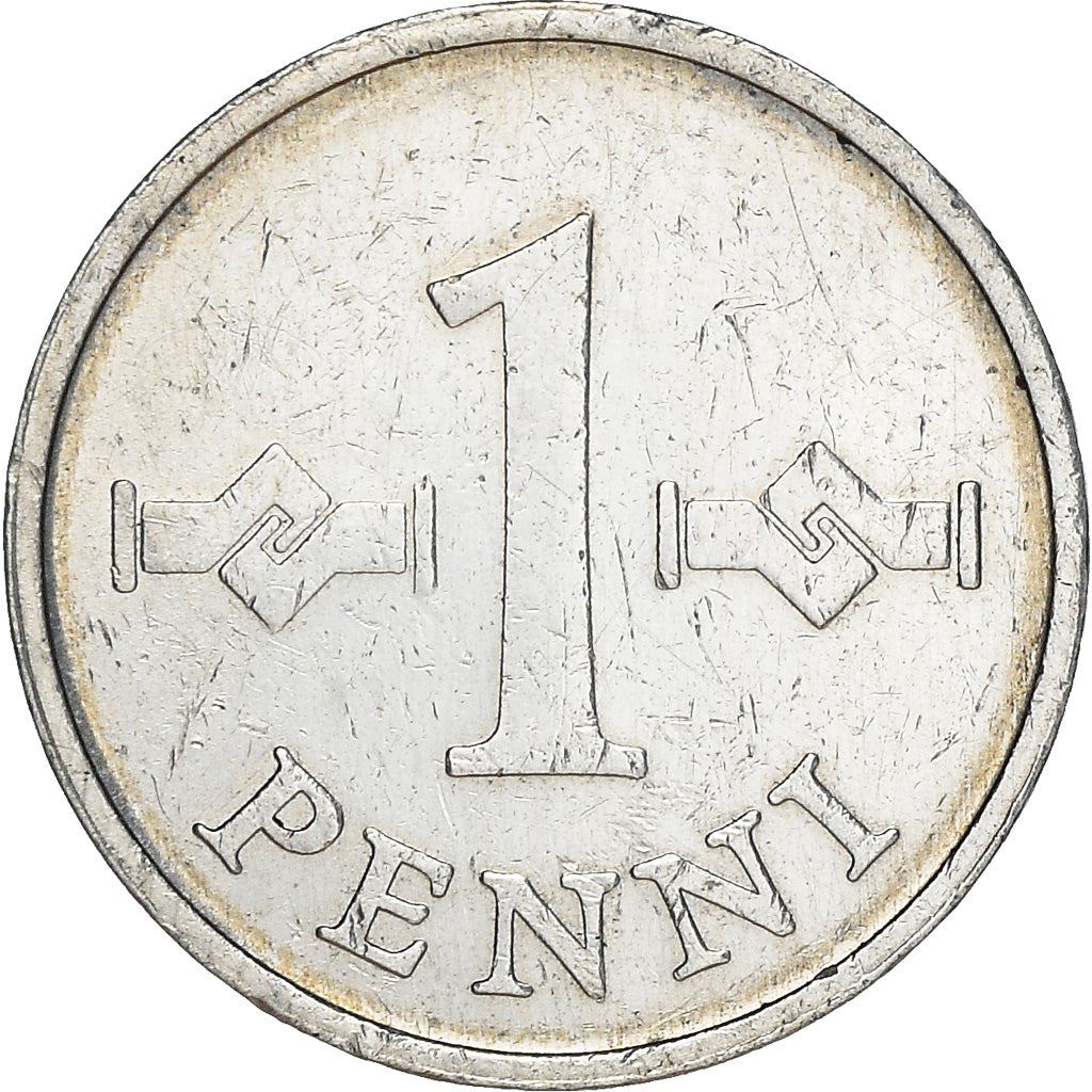 Finland Coin Finnish 1 Penni | Saint Hannes Cross | KM44a | 1969 - 1979