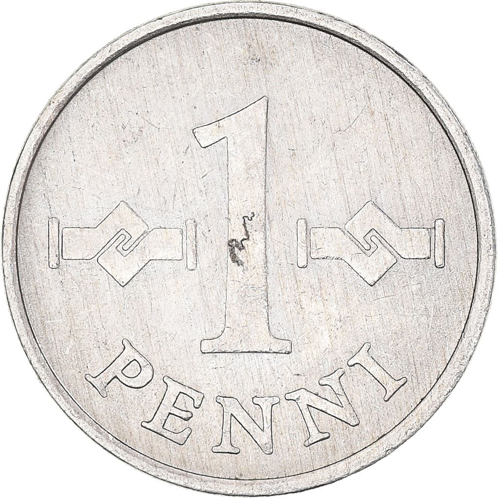 Finland Coin Finnish 1 Penni | Saint Hannes Cross | KM44a | 1969 - 1979