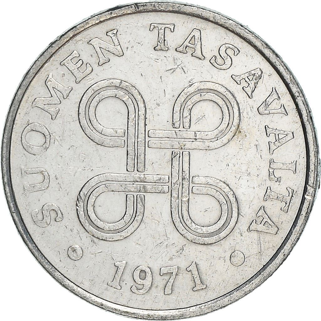 Finland Coin Finnish 1 Penni | Saint Hannes Cross | KM44a | 1969 - 1979