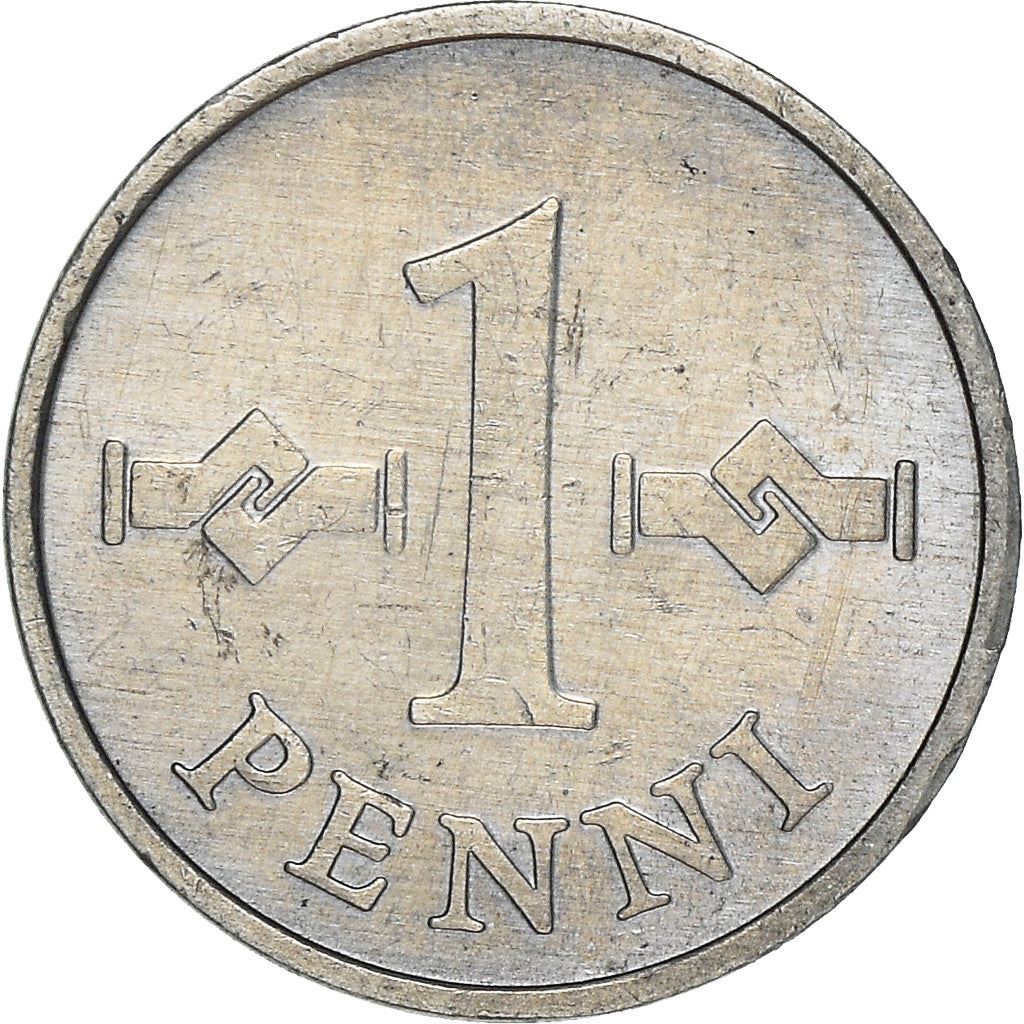 Finland Coin Finnish 1 Penni | Saint Hannes Cross | KM44a | 1969 - 1979