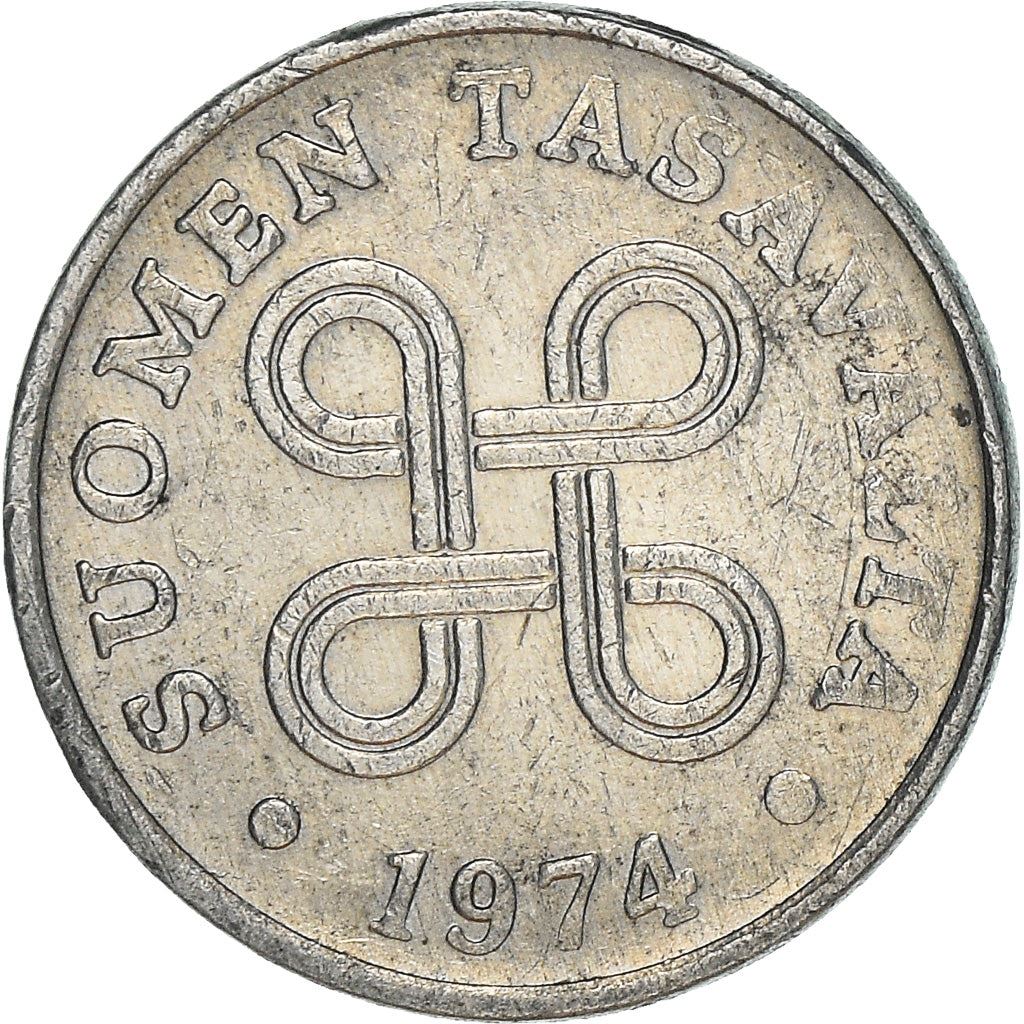 Finland Coin Finnish 1 Penni | Saint Hannes Cross | KM44a | 1969 - 1979