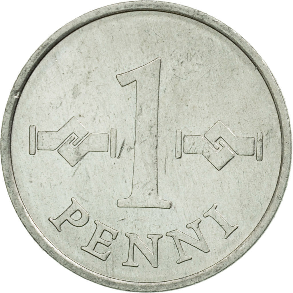 Finland Coin Finnish 1 Penni | Saint Hannes Cross | KM44a | 1969 - 1979