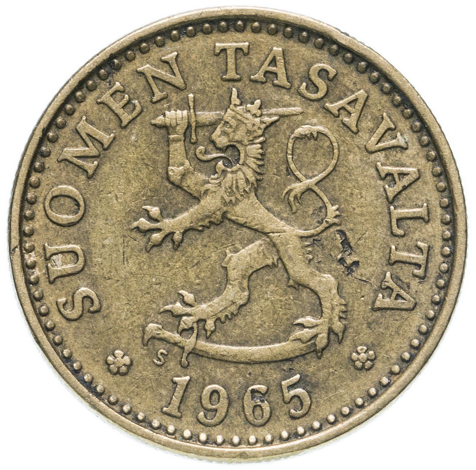 Finland Coin Finnish 10 Pennia | Tree | KM46 | 1963 - 1982