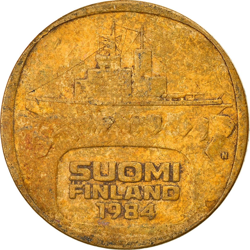 Finland Coin Finnish 5 Markkaa | Icebreaker Varma | KM57 | 1979 - 1993