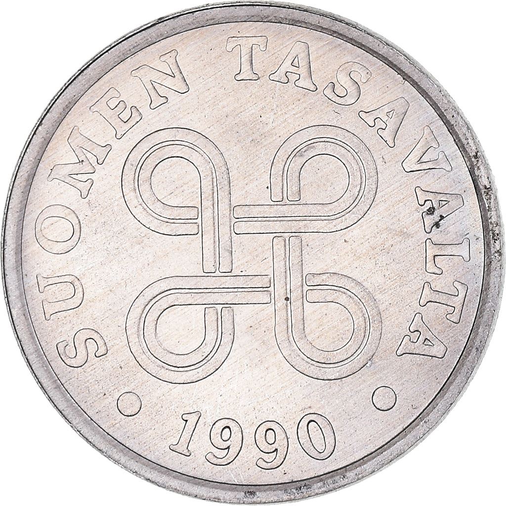 Finland Coin Finnish 5 Pennia | Saint Hannes Cross | KM45a | 1977 - 1990