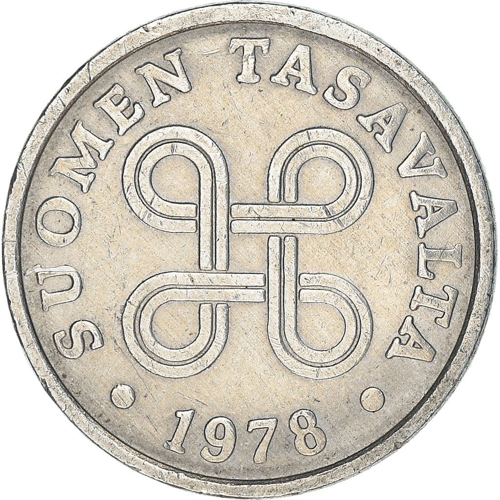 Finland Coin Finnish 5 Pennia | Saint Hannes Cross | KM45a | 1977 - 1990