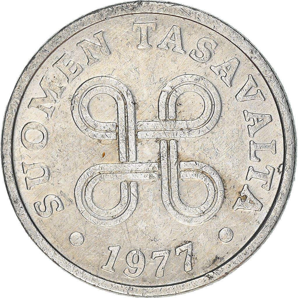 Finland Coin Finnish 5 Pennia | Saint Hannes Cross | KM45a | 1977 - 1990