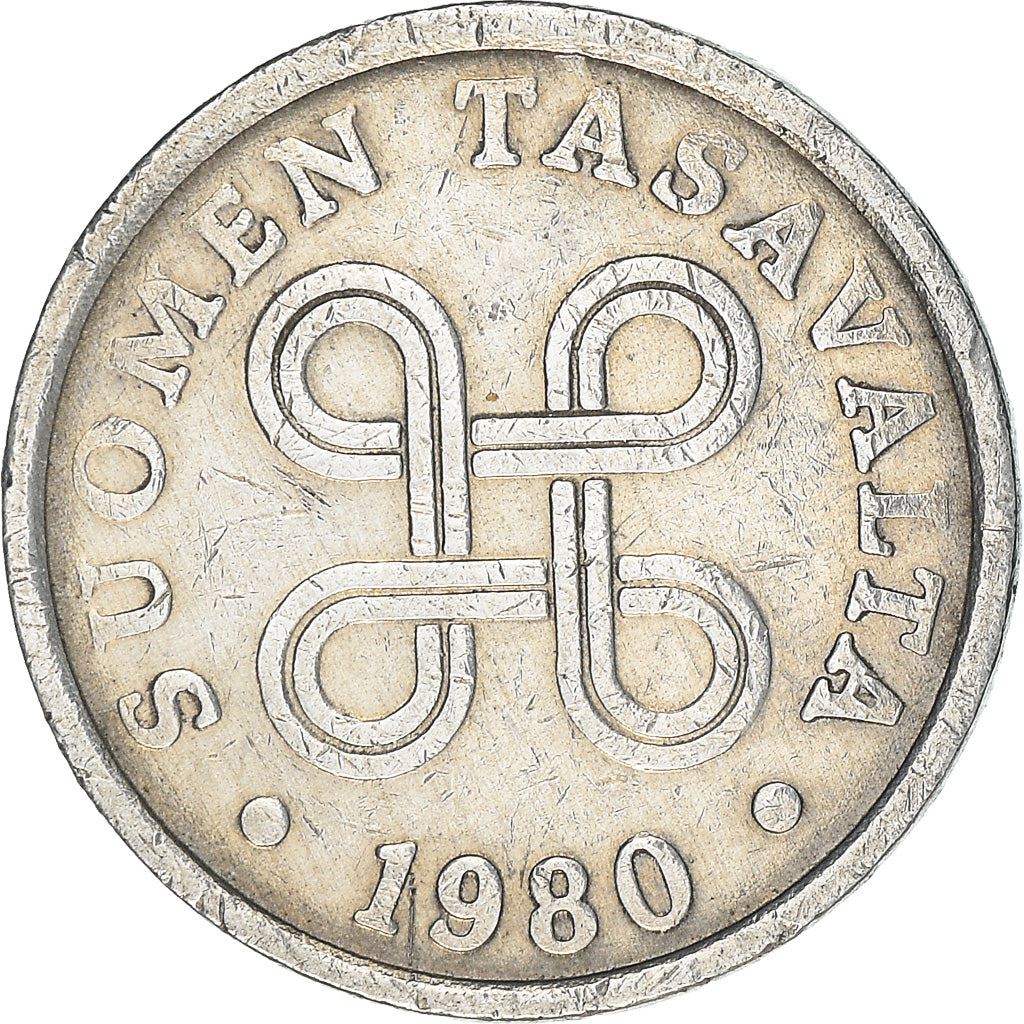 Finland Coin Finnish 5 Pennia | Saint Hannes Cross | KM45a | 1977 - 1990