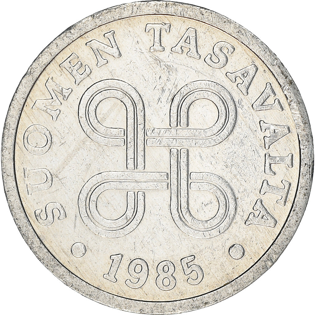 Finland Coin Finnish 5 Pennia | Saint Hannes Cross | KM45a | 1977 - 1990