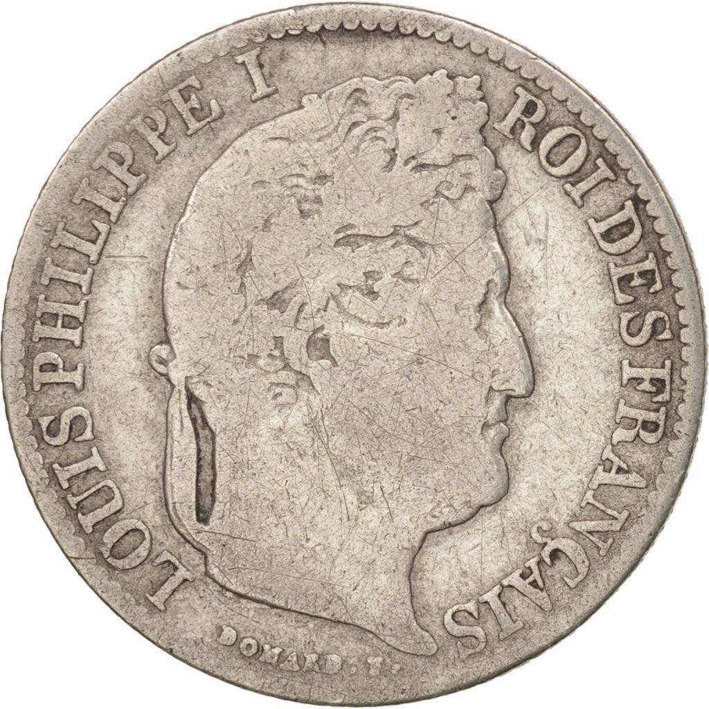 France | 50 Centimes Coin | LOUIS PHILIPPE I | Wreath | Km:768 | 1845 - 1848