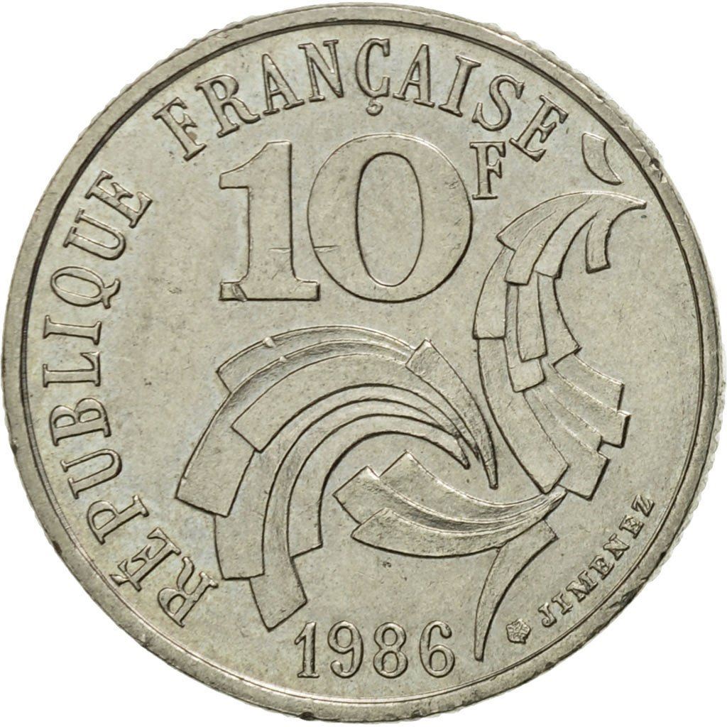 France Fifth Republic | 10 Francs Coin KM959 1986