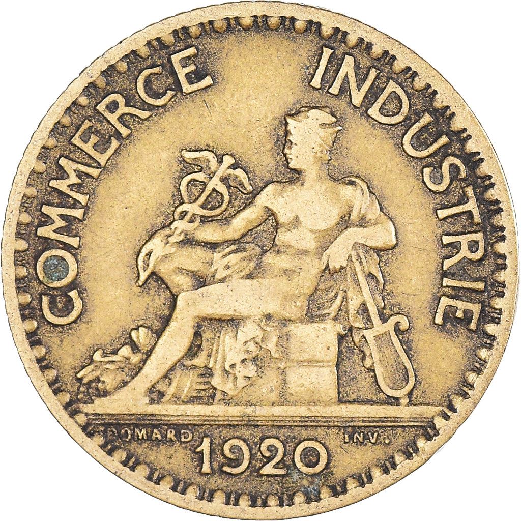 French 1 Franc Coin | Chambers of Commerce | KM876 | France | 1920 - 1927