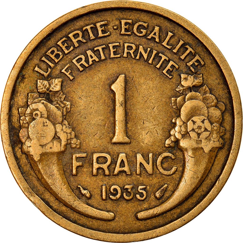 French 1 Franc Coin | KM885 | France | 1931 - 1941