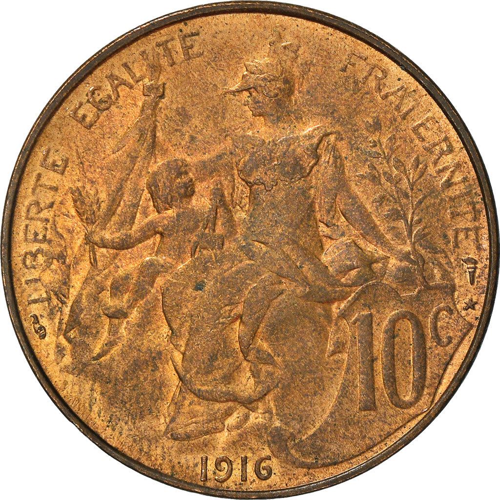 French 10 Centimes Coin | KM843 | France | 1897 - 1921