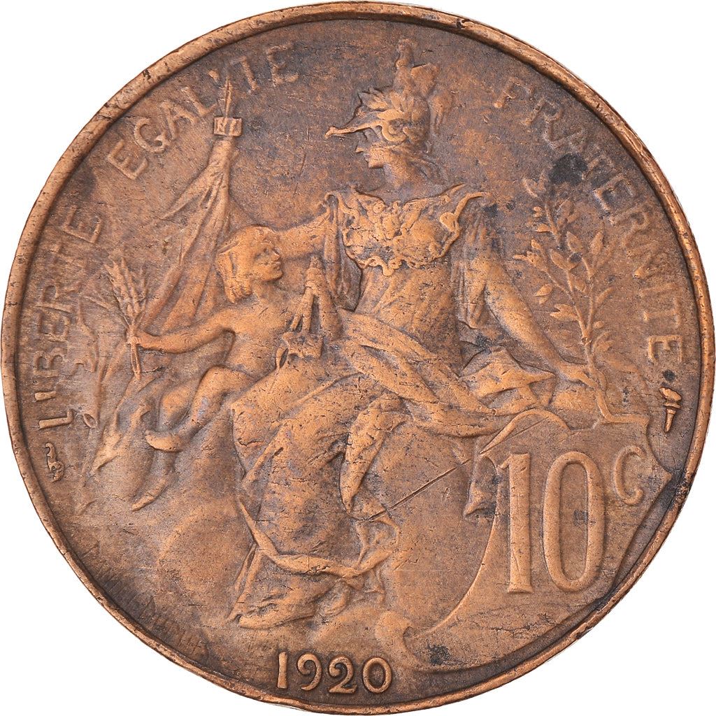 French 10 Centimes Coin | KM843 | France | 1897 - 1921