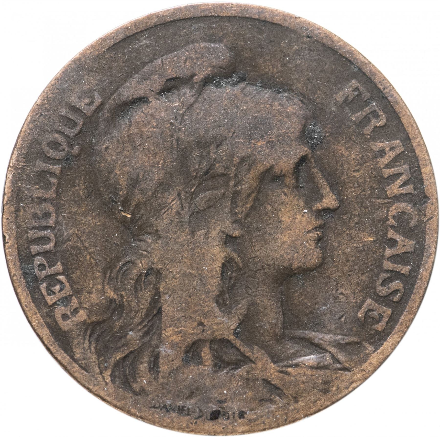 French 10 Centimes Coin | KM843 | France | 1897 - 1921