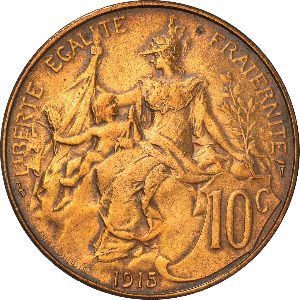 French 10 Centimes Coin | KM843 | France | 1897 - 1921