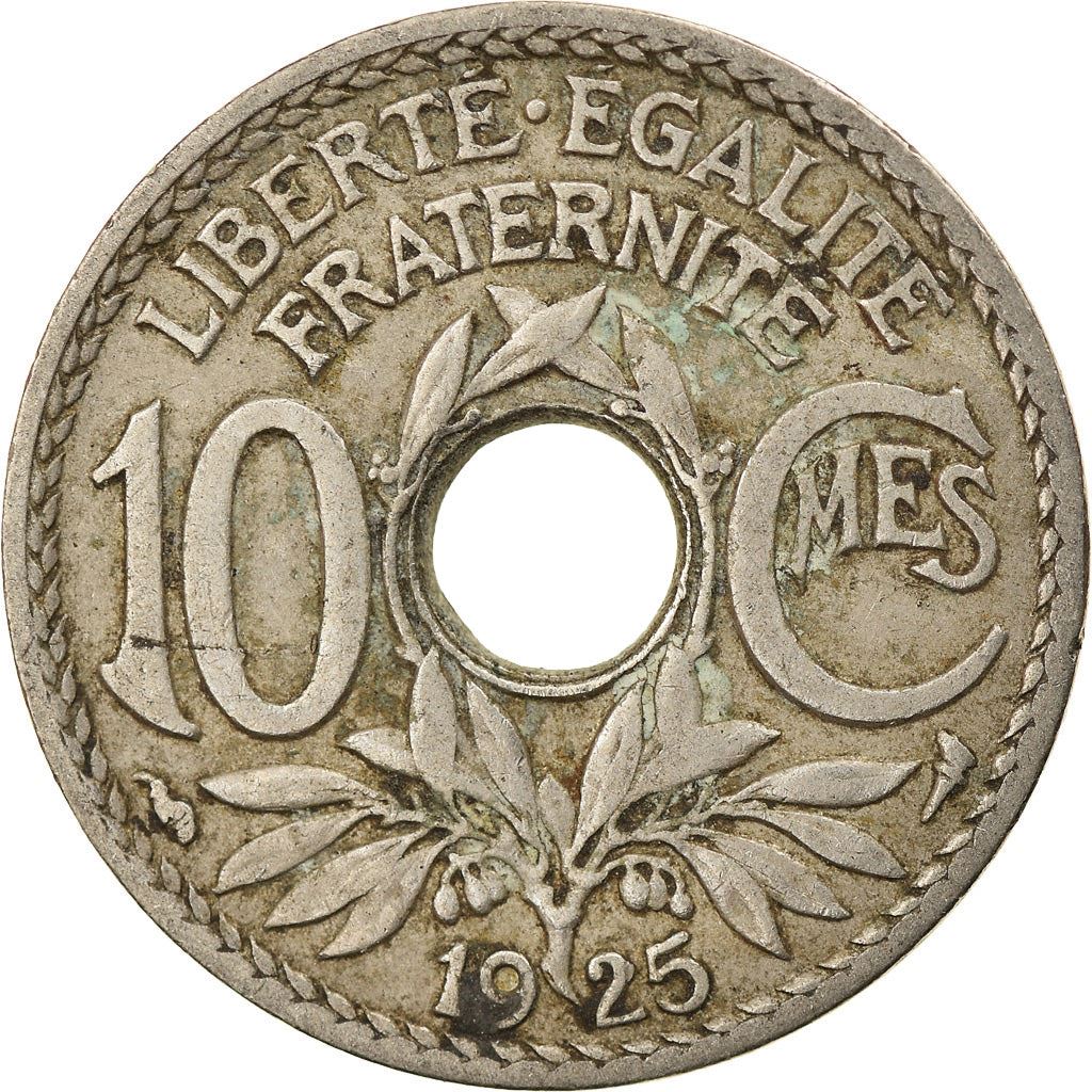 French 10 Centimes Coin | KM866a | France | 1917 - 1938